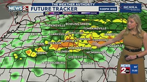 Mostly cloudy with rain tonight