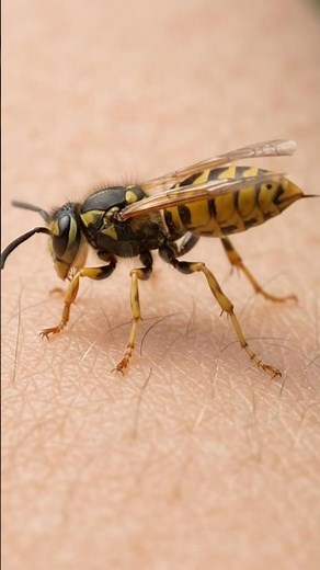What REALLY Happens When a Wasp Stings You? 🐝