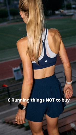 Keltie O'Connor on Instagram: "6 Running Gear items to NOT waste your money on Nothing wrong with carbon plated shoes, but in the first few years better training + recovery will give you much more efficient results! I love a matching set more than anyone, and won’t lie there is a great motivation to get out the door when you got an awesome running outfit on. However if getting dressed up to go on a run is the thing that stops you I want to remind you that most people are just wearing basic comfy