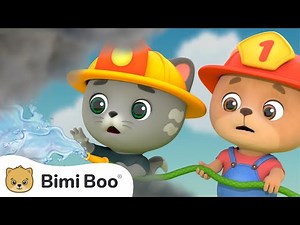 🚒 Firefighters Song | Bimi Boo Kids Songs and Nursery Rhymes