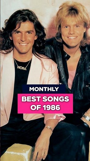THE BEST SONGS OF 1986 BY EACH MONTH 😳 #music #1980s #1986 #throwbacksongs #1986splaylist #pop