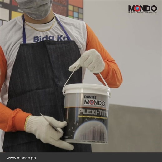 How to apply : Mondo Plexi-tite Cementitious Waterproofing. For more information, visit www.mondo.ph #MondoPhilippines #Mondo #waterproofing #waterproofingexperts #waterproofingsolutions #Plexitite | MONDO Philippines