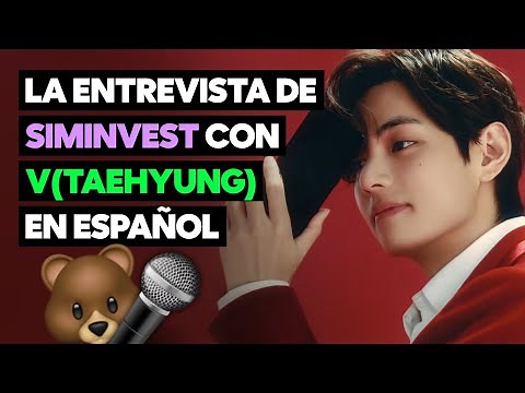 ¡V de BTS revela su lado más auténtico en esta entrevista exclusiva con Siminvest!