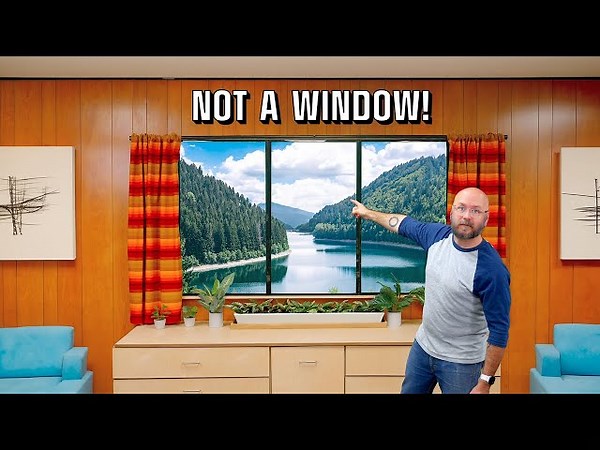 How I Built a Digital Window Using TVs: DIY Tech Project