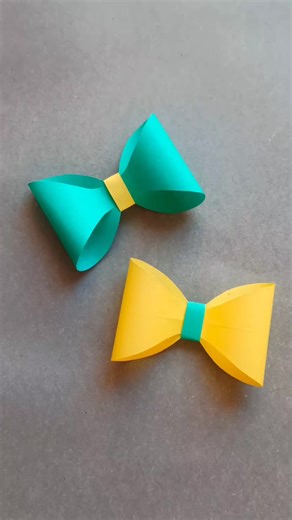 Easy Paper Bow Origami Tutorial for Beginners