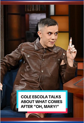 Después de 'Oh, Mary!' en Broadway: Cole Escola