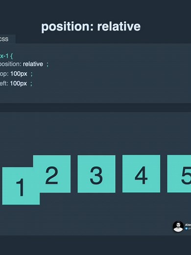CSS Position _ CSS Position Relative _ Coding Css tutorial Web design #css3 #developer #frontend #html #javascript