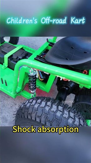 Children's off-road kart! Features: Color light, Speakers, Shock absorption, Adjustable seat!