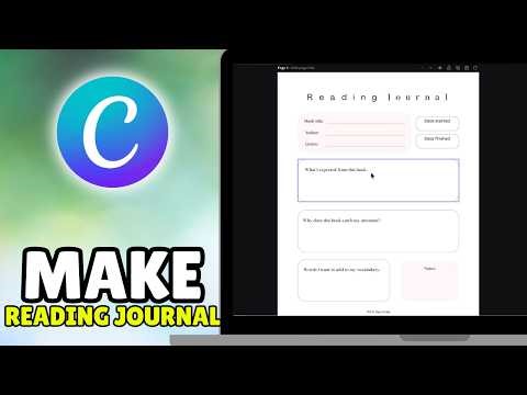 How To Make A Reading Journal On Canva (2026) - Full Guide