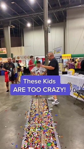 Would you walk across LEGO Bricks barefoot for hospitalized kids? #lego #brickwalkchallenge #littlebrickscharity #hospitalizedkids