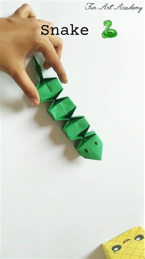 Sliding Paper Snake 🐍 Easy Paper Craft