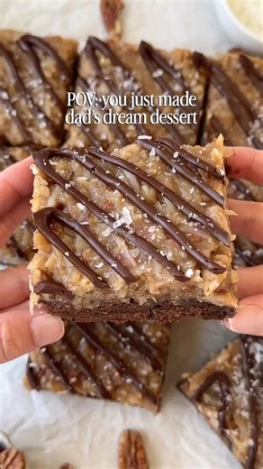 Sourdough German Chocolate Brownies #sourdoughrecipe #brownies #germanchocolate