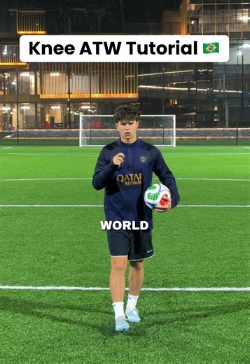 Knee Around the World Tutorial💫 #football #soccer #footy #tutorial #skills