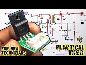 STR Module connection Theory and Practical || 5LO380R/StrW6053N/ Five wire module