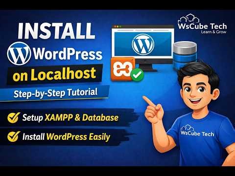 Install WordPress on Localhost WordPress Tutorial for Beginners WsCube Tech 720p, h264