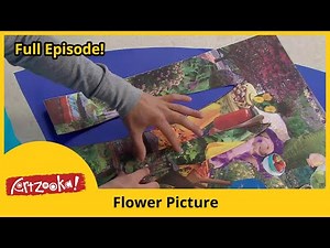 Artzooka! - Treasure Map Cardboard Flower Picture and Spinning Top (Full Episodes)
