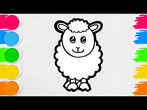 How to Draw a Lamb | Easy Step by Step Tutorial for Beginners