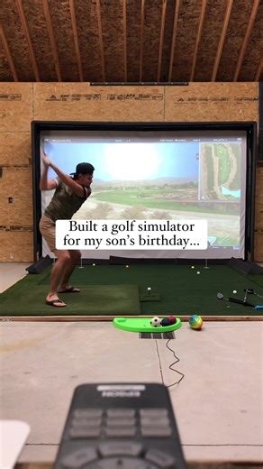 DIY Golf Simulator Build Tutorial with Home Depot Supplies