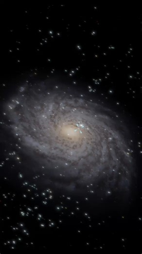 ngc 3077 #shorts space engine irregular dwarf galaxy in M81 group