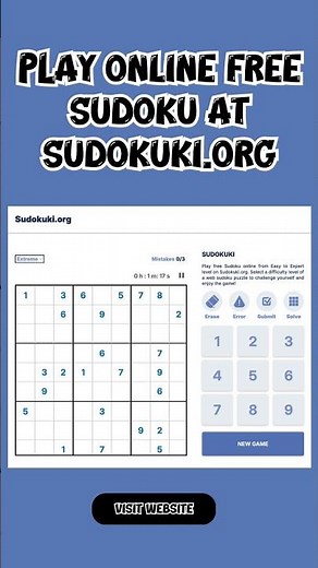 play free sudoku online