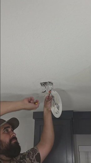 Step 1 Survive the lightning. Good news changing a recessed light isn't dramatic. #diy #hometips