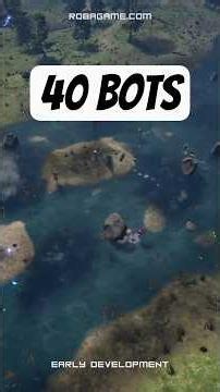 ROBA - Testing 40 bots #gaming #gamedevblog #pcgaming #indiedev #games