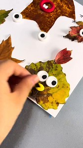 Leaf Monster Craft #LeafMonster #NatureCraft #DIYKidsArt #CreativeCraft #HandmadeFun #MonsterArt #EasyCraftIdeas #FunWithLeaves #CreativeKidsCraft #CraftyFun | paper craft ideas