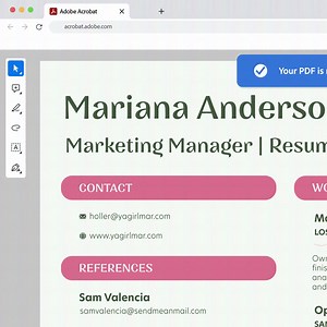 Be ready to impress with a 🔥 resume. Acrobat's got it. | Adobe Acrobat