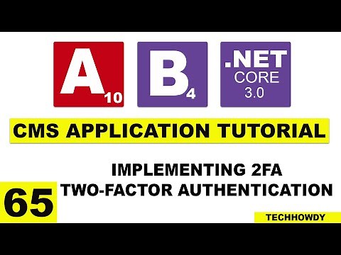 Implementing Two-Factor Authentication in Angular Application | Angular 10 | ASP.NET CORE 3.0