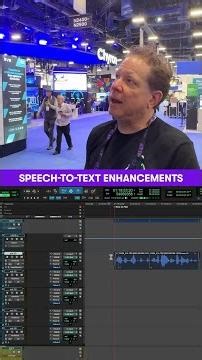 😍 Coming very soon to Pro Tools: Speech-to-Text enhancements