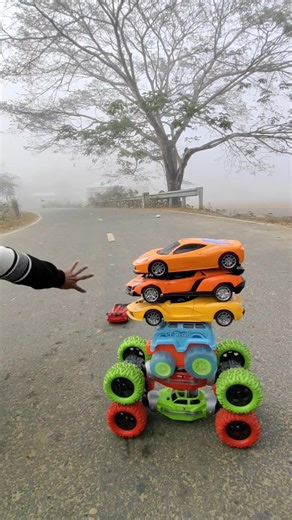 Remote control rc monster car 😵 || #shorts