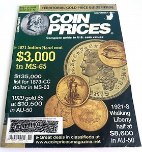 Pre-owned Coin Prices Magazine November 2007—U.S. Coin Values Guide - Etsy