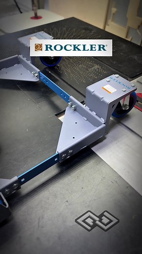 All Terrain Mobile Base for Heavy Woodworking Tools