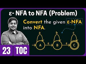 ε-NFA to NFA Conversion (Solved Problem)
