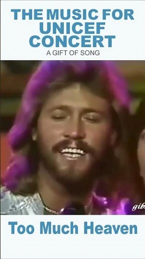 UNICEF Concert 1979: Bee Gees Too Much Heaven #shorts