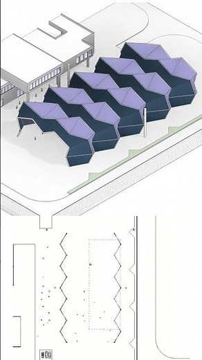 Parametric Origami ! in #revit #architecture #design #origami #parametricdesign