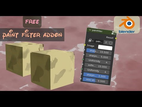 (free) blender paint filter addon