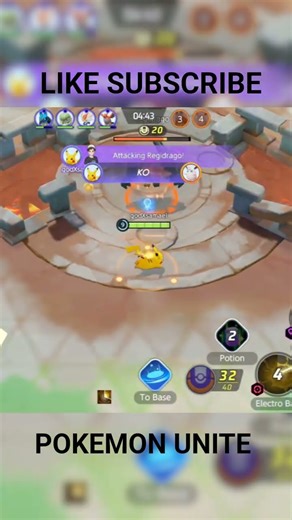 PIKACHU // POKEMON UNITE //android game mobile game #pokemonunite #pokemonunitegameplay #pokemon
