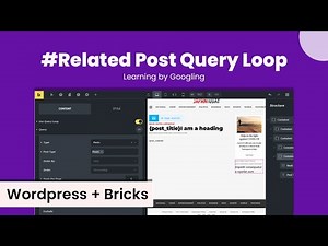 Display Related Posts From Current Post using Query Builder in Wordpress using Bricks