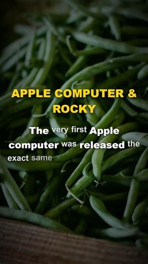 First Apple Computer and Rocky SAME YEAR?! 💻🥊 #shorts #history
