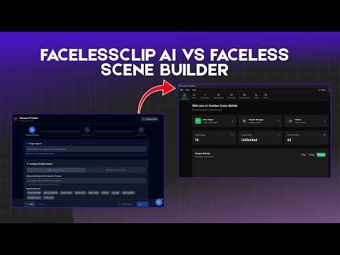 FacelessClip AI vs Faceless Scene Builder – What’s the Difference?