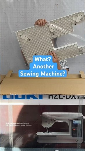 Juki DX7 Unboxing @TheSewingChannel @JukiJunkies