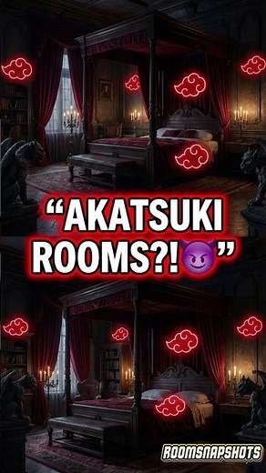 how akatsuki rooms look like | #naruto #narutoshippuden #roomdecor