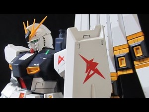 MG Nu Gundam (Part 2: MS) Char's Counterattack gunpla model review