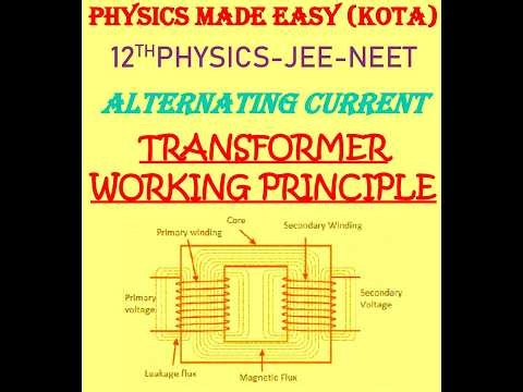 Alternating current class 12; transformer principle; wattless current; series lcr circuit with ac;