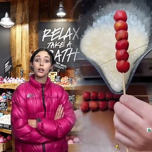 she really wanted that bath b0mb 😭😂 #lush #halloween #uk #hollylaing 🐲