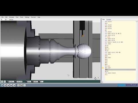 CNC Simulator - Pawn (Turning Machine)