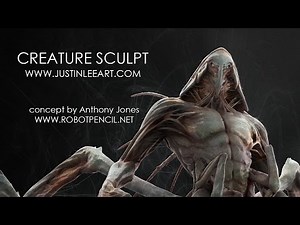 Creature Sculpt Concept by Anthony Jones