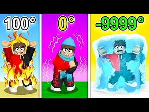 Freezing -7,242,359 Degrees in Roblox! (NEED MORE COLD)