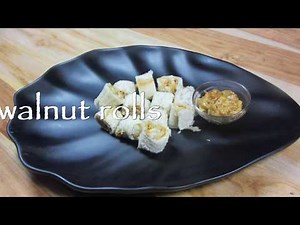 Walnut Nut Roll | Easy Nut Roll Recipe | Nut Rolls Recipe